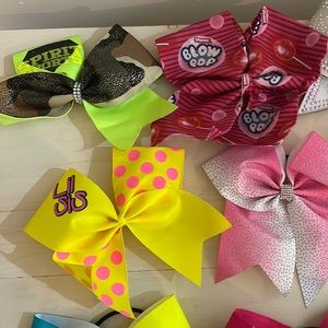 cheer hair bows